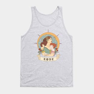 Mother and Child Art Nouveau Tank Top